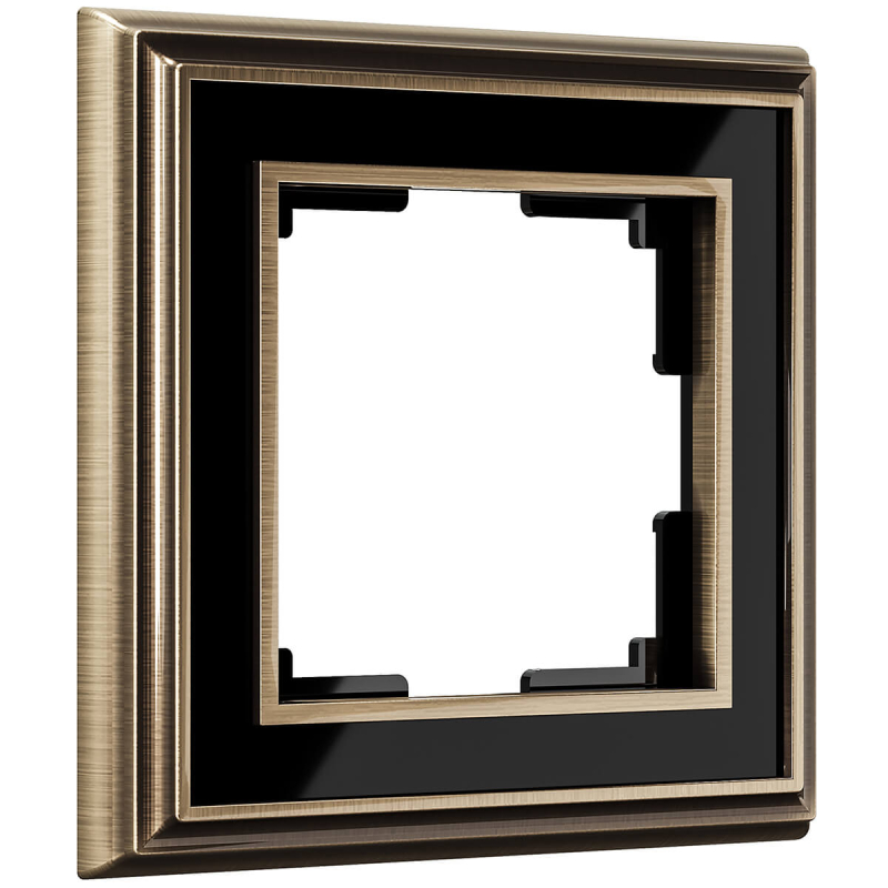 Рамка Werkel Palacio на 1 пост бронза/черный WL17-Frame-01 4690389103568 в #REGION_NAME_DECLINE_PP#