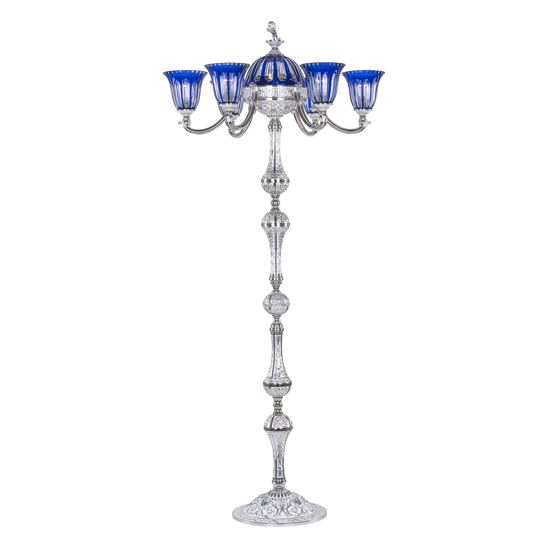Торшер Bohemia Ivele Crystal Verona 72009TP/6/175 NW P2 U Clear-Blue/H-1H FL3S в Санкт-Петербурге