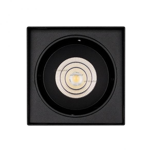 Потолочный светодиодный светильник Arlight SP-Cubus-S100x100BK-11W Day White 40deg 023081 в Санкт-Петербурге