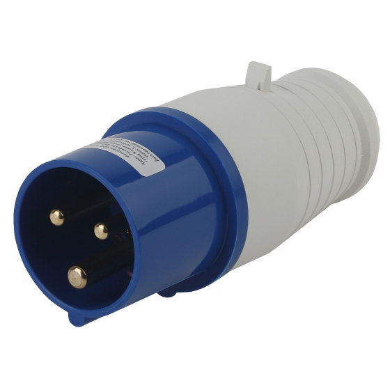 Вилка ЭРА V-16-2P-PE-IP44 переносная 013 2Р+РЕ 16А 220В IP44 Б0032849 в Санкт-Петербурге
