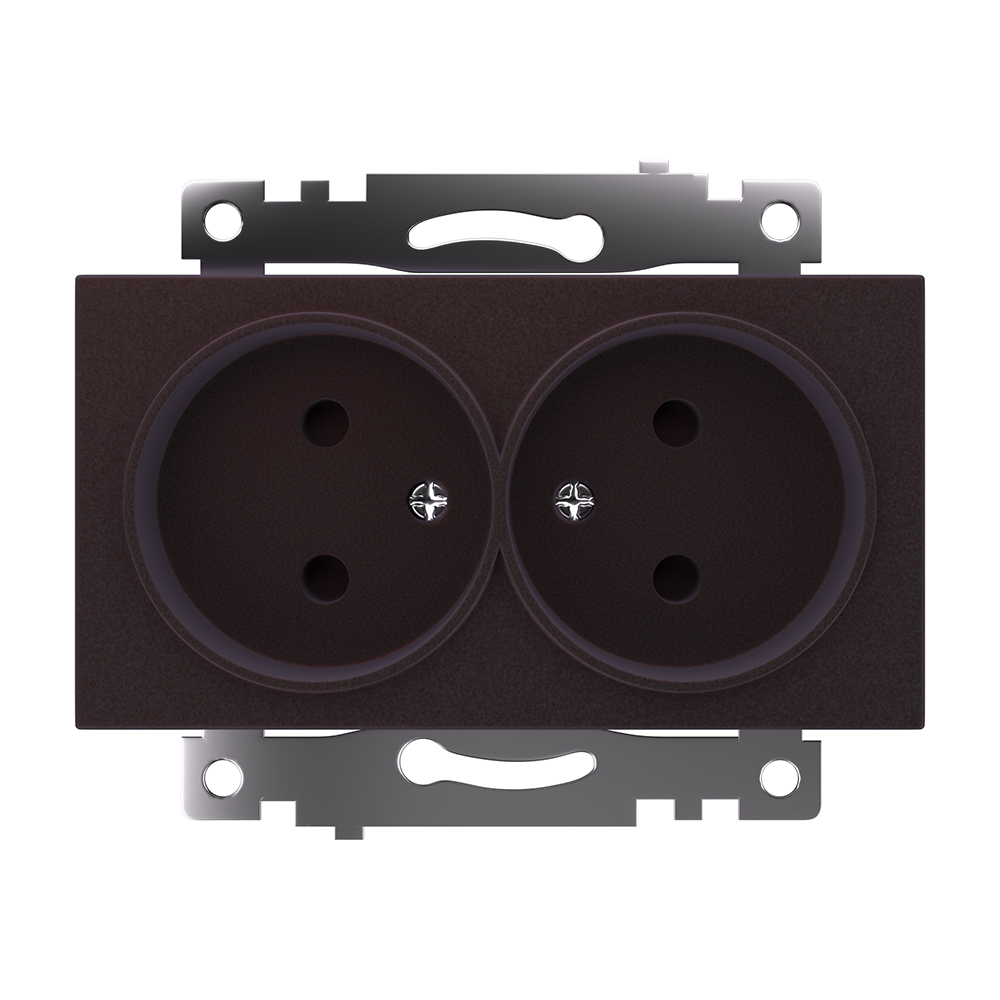 Розетка 2-местная с защитной шторкой Stekker Катрин GLS10-7113-04 49026 в #REGION_NAME_DECLINE_PP#