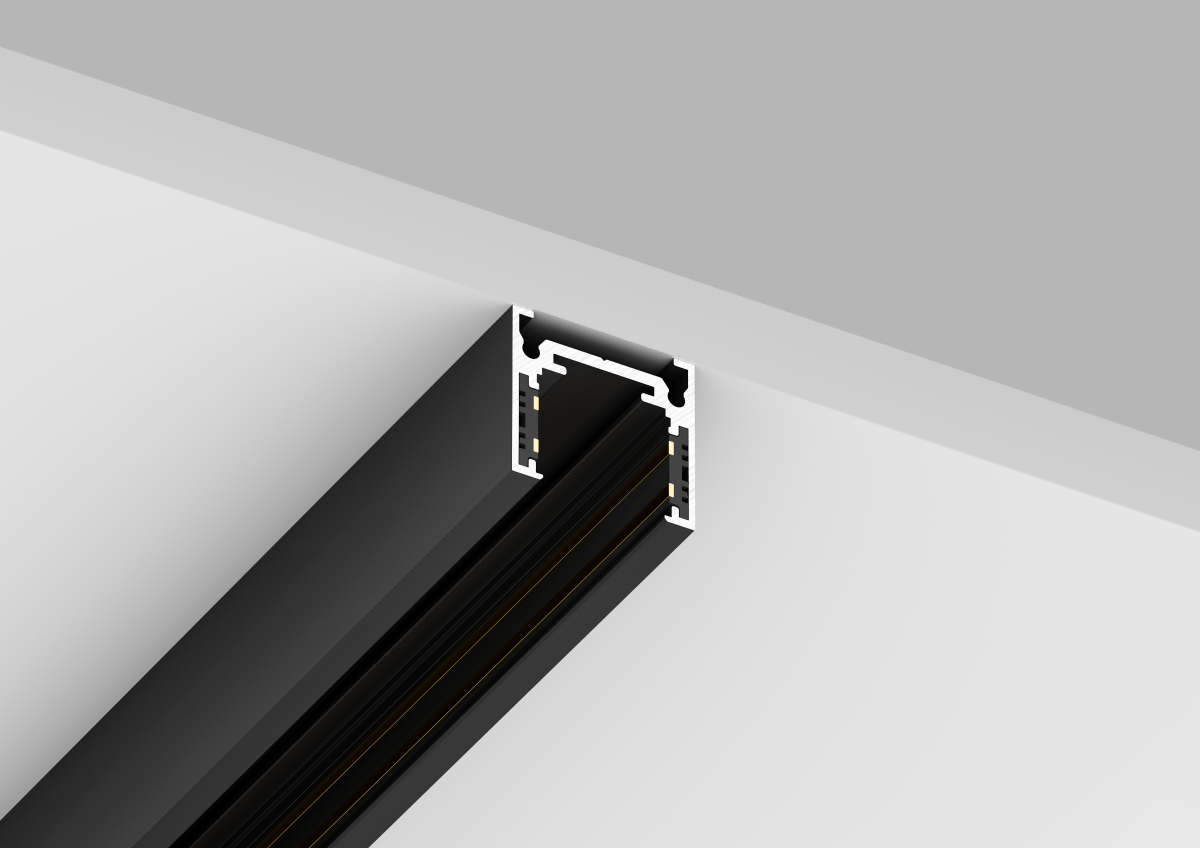 Шинопровод магнитный накладной Crystal Lux CLT 0.114 01 L2000 BL в Санкт-Петербурге