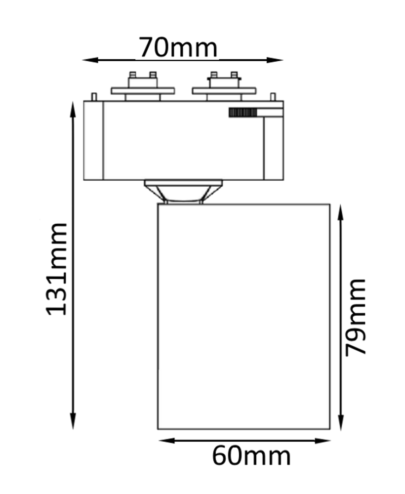 Трековый светильник Crystal Lux CLT 0.31 001 CLT 0.31 001 60 WH в Санкт-Петербурге