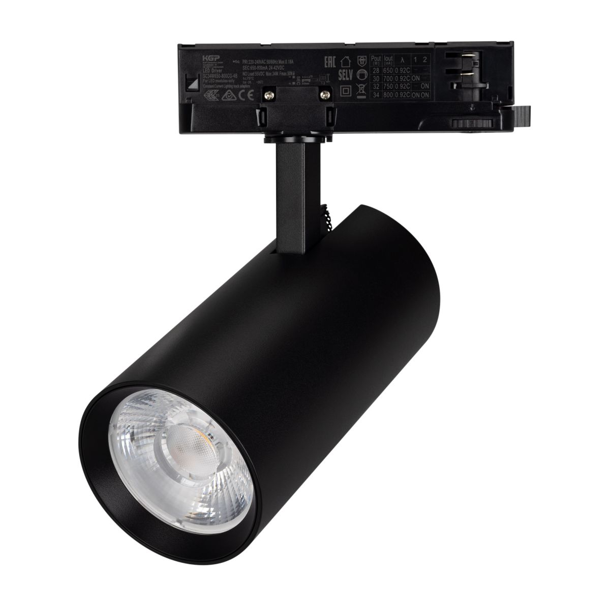Трековый трехфазный светильник Arlight LGD-GERA-4TR-R90-30W Warm SP2500-Bread (Черный, 36 deg, 230V) (IP20 Металл) 060036 в Санкт-Петербурге