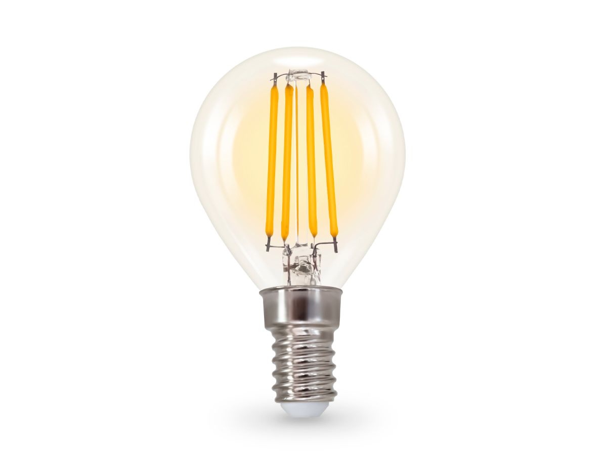 Филаментная светодиодная лампа Ambrella Light Bulbing E14 11W 2700K шар 451133 в Санкт-Петербурге