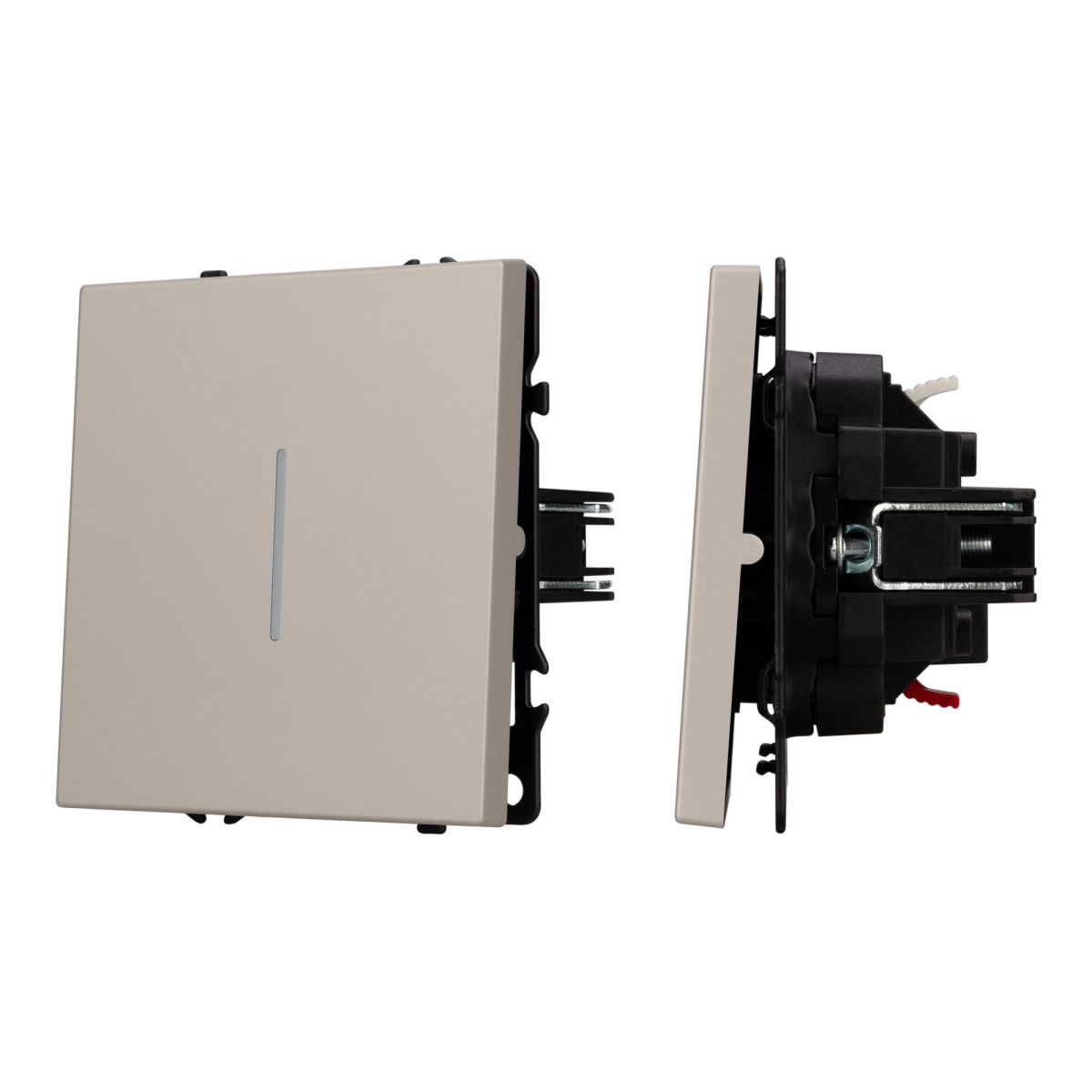 Выключатель проходной 1 кл подсветка софт-тач кашемир Arlight SWT-MKP1-SFPL-L-CA (250V, 10A) 059430(1) в #REGION_NAME_DECLINE_PP#