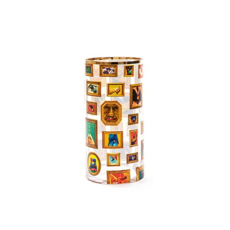Ваза Frames Medium Seletti Toiletpaper Glass Vase 14172 в #REGION_NAME_DECLINE_PP#