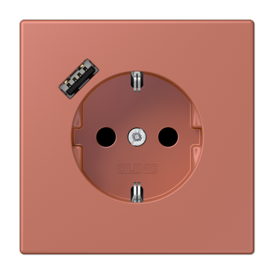 Розетка 2K+З USB Typ A Jung LC1520-18A236 в #REGION_NAME_DECLINE_PP#