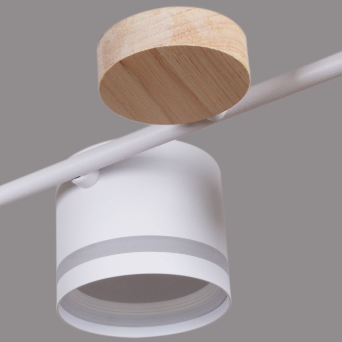 Люстра на штанге Reluce 68730-0.3-10 GX53 WH+WOOD в #REGION_NAME_DECLINE_PP#