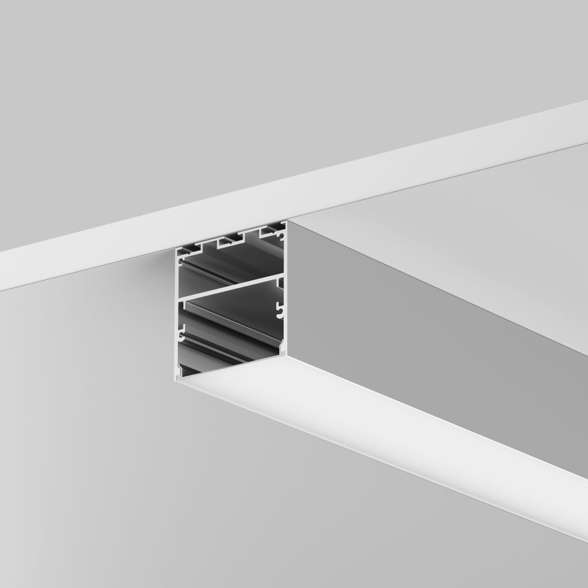 Алюминиевый профиль накладной-подвесной 50x50 Maytoni Led Strip ALM-5050T-S-3M 633007 в Санкт-Петербурге