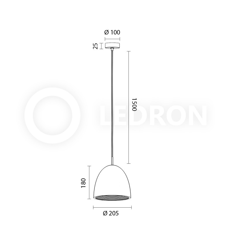 Подвесной светильник LeDron 2601B 00000013328 в Санкт-Петербурге