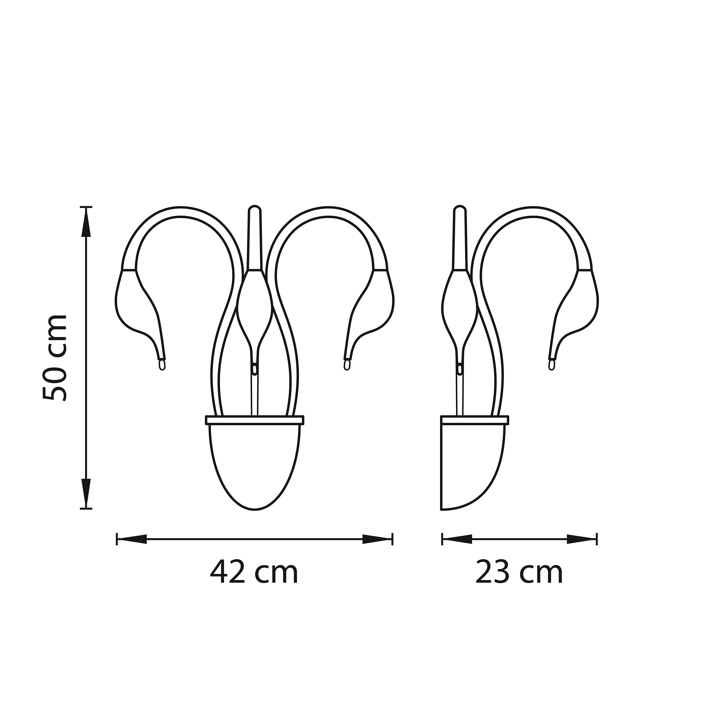 Бра Lightstar Cigno Collo Bk 751637 в Санкт-Петербурге