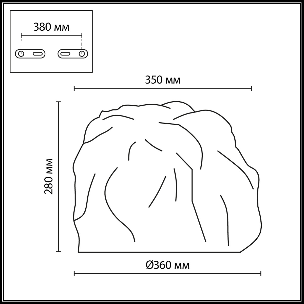 Ландшафтный светильник Odeon Light Nature Valinor 7209/5GL в Санкт-Петербурге