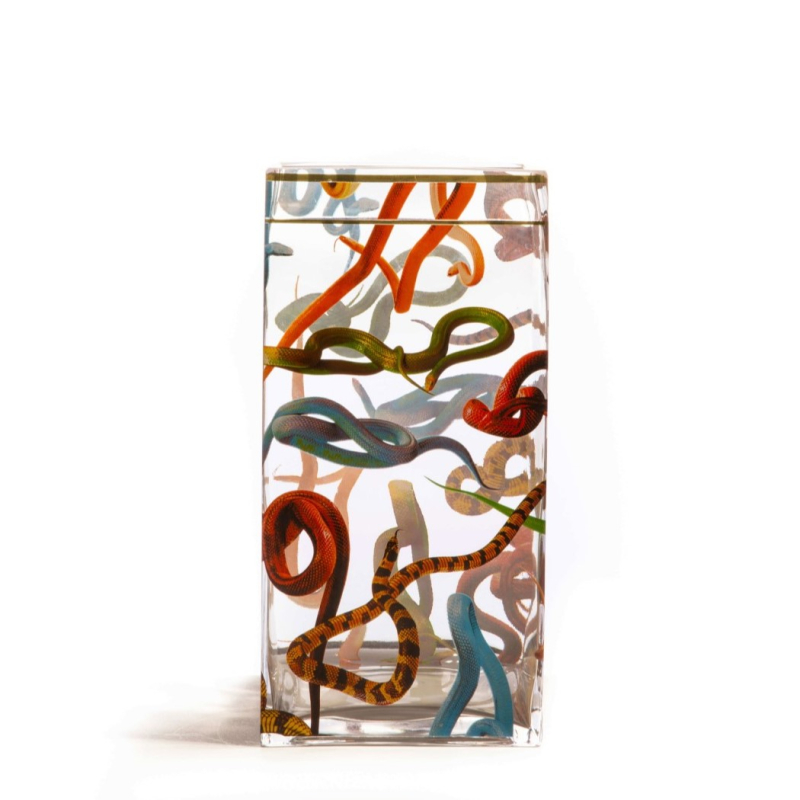 Ваза Snakes Big Seletti Toiletpaper Glass Vase 14151 в Санкт-Петербурге