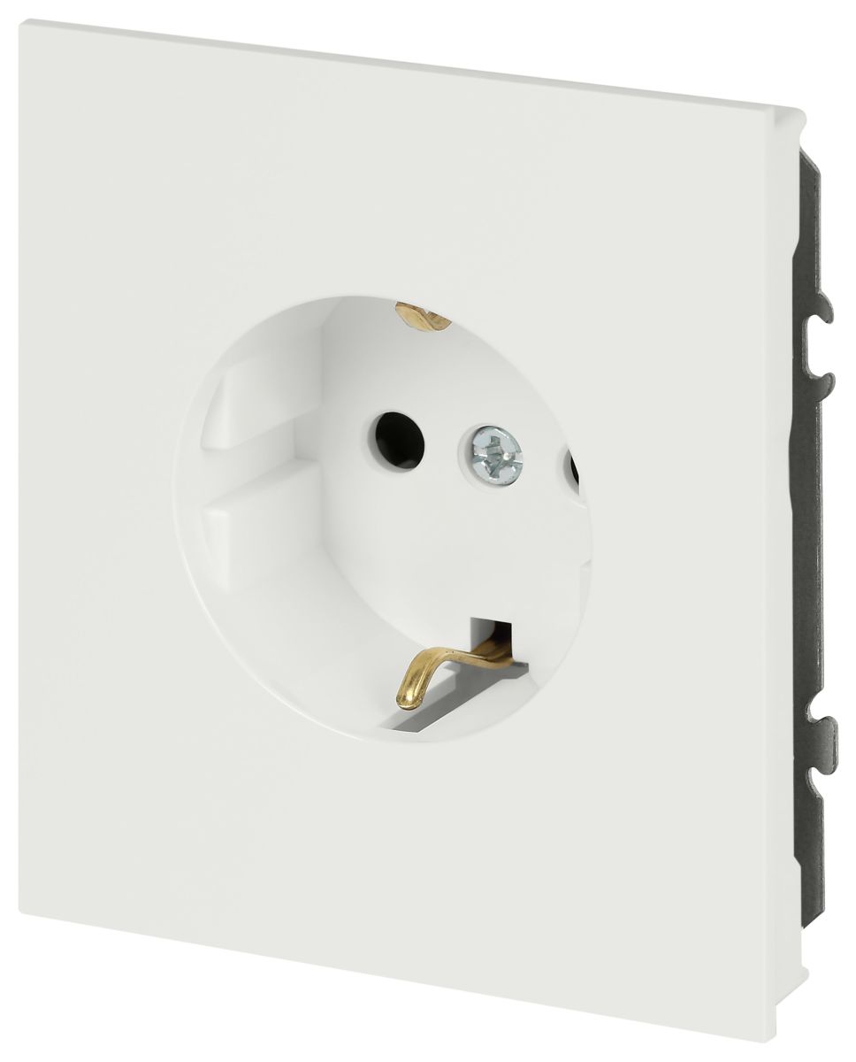 Розетка Эра Arktik 16-2102-08 с заземлением 2P+E Schuko со шторками 16А-250В белый матовый Б0070431 в Санкт-Петербурге