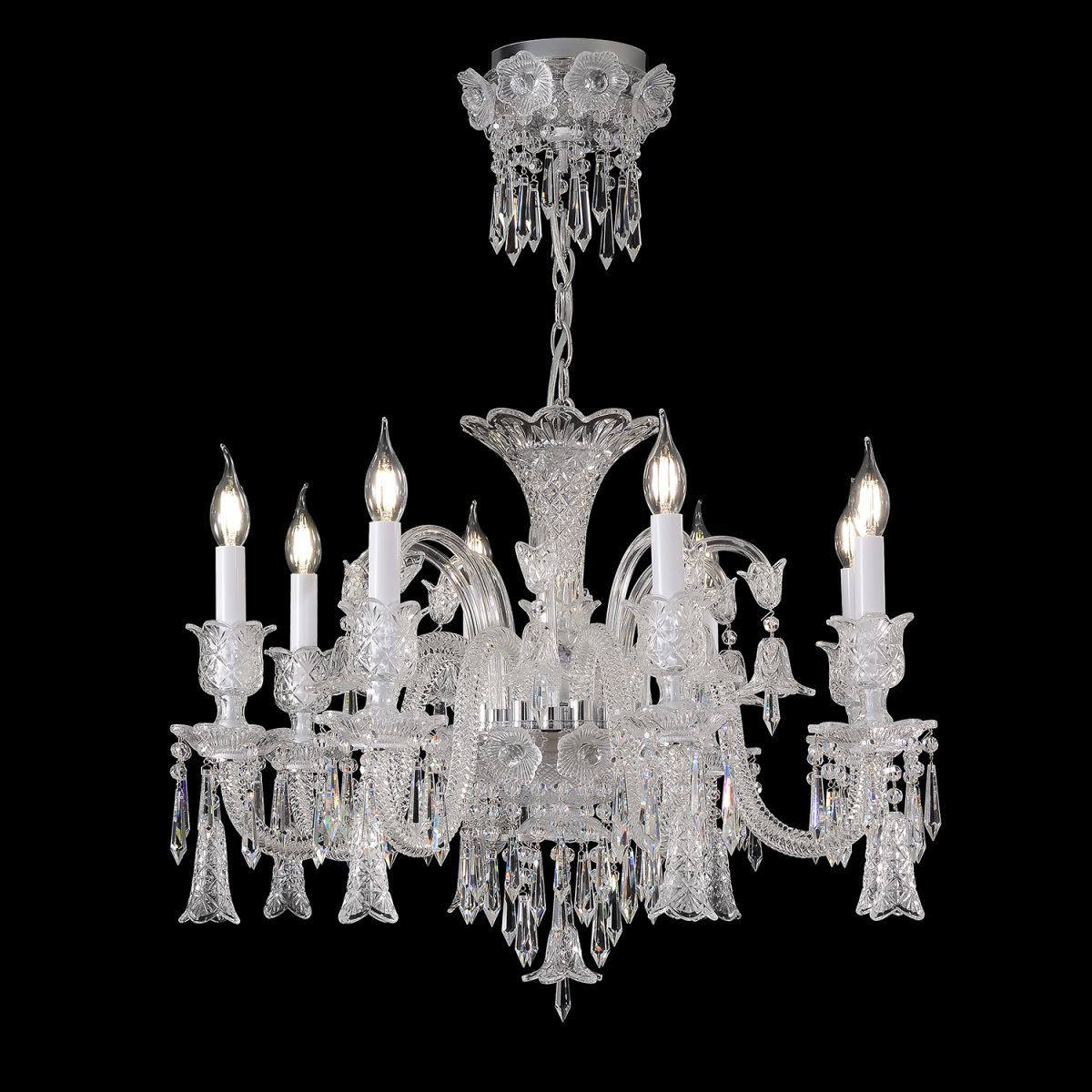 Подвесная люстра Crystal Lux VERSAILLES SP8 CHROME в Санкт-Петербурге