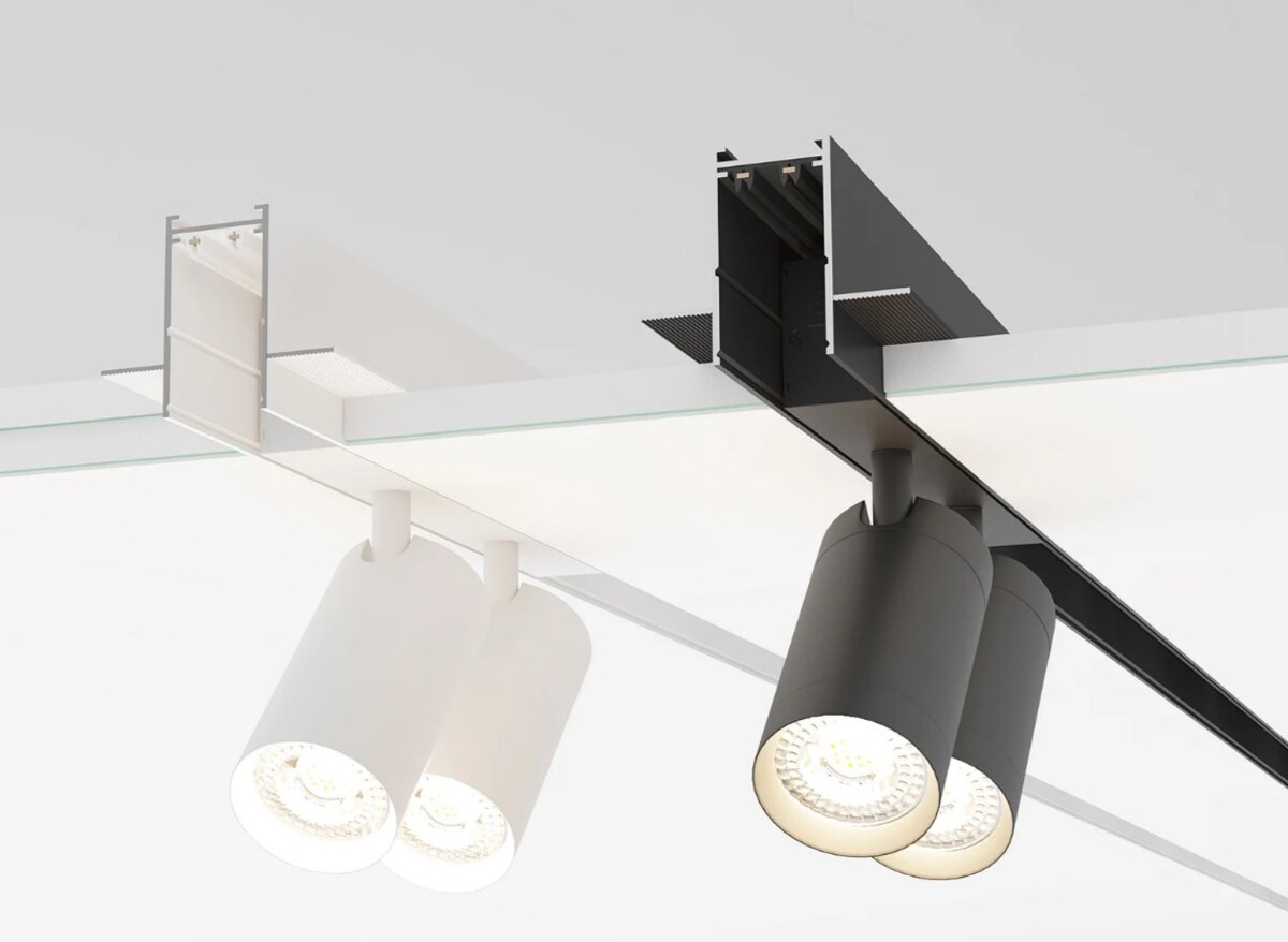 Шинопровод встраиваемый однофазный Denkirs Smart TR2012-BK УЦ в Санкт-Петербурге