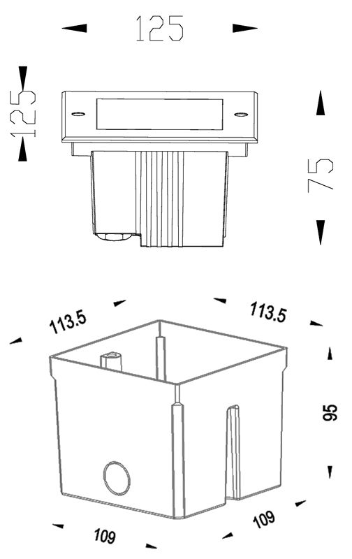 Уличный светильник Deko-Light Square II 730248 в Санкт-Петербурге