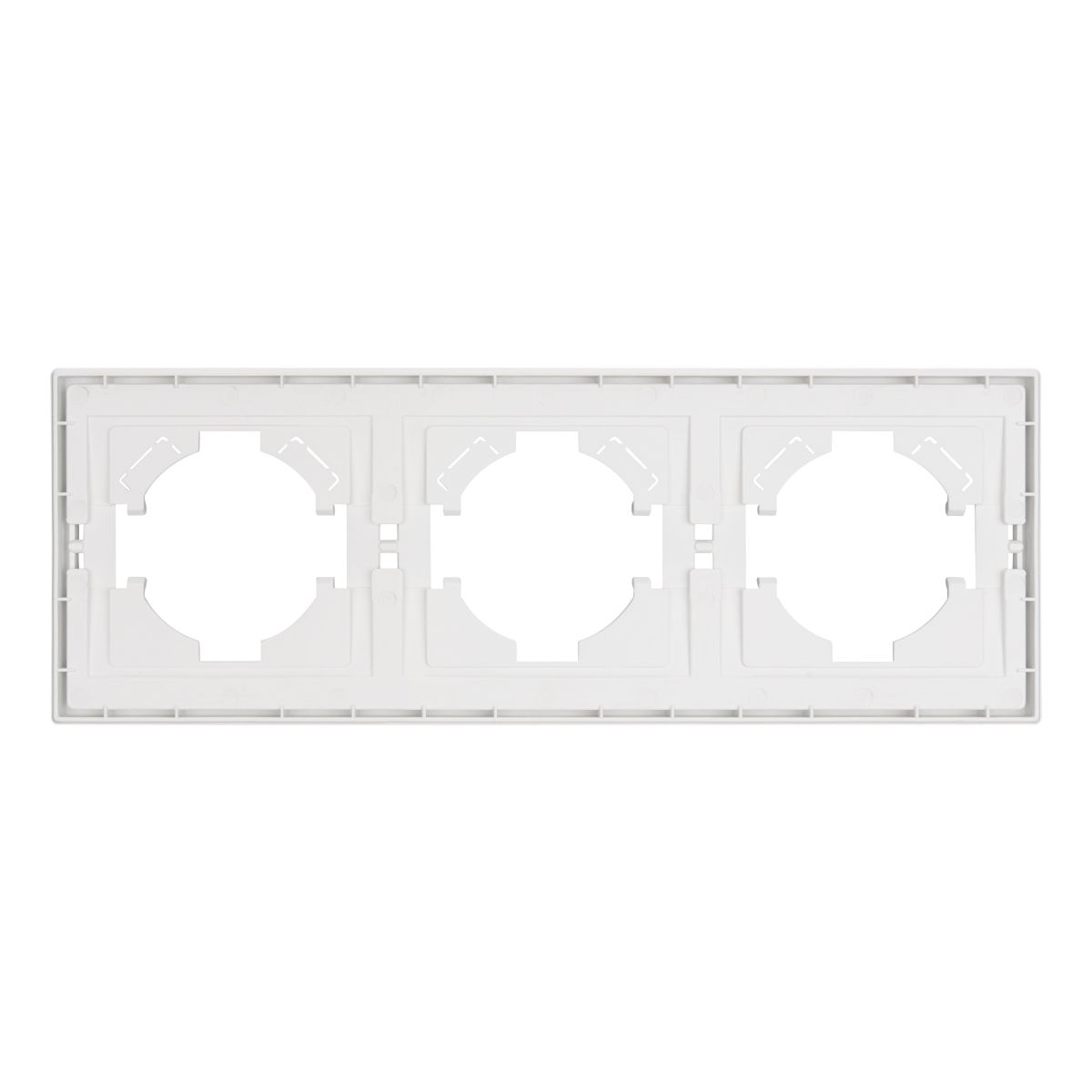 Рамка пластиковая на 3 поста Arlight FRM-TENDO-SFPL-3-WH 054653 в Санкт-Петербурге