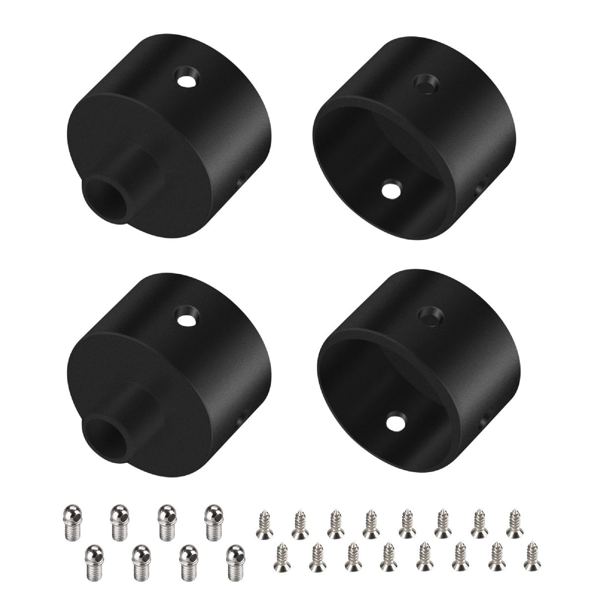 Заглушка Arlight WPH-FLEX-D22-360deg BLACK ALU с отверстием 049940 в Санкт-Петербурге