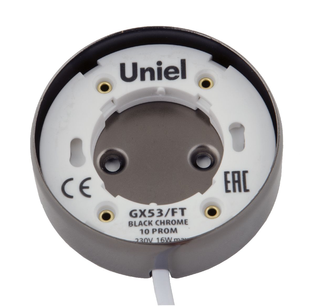 Накладной светильник Uniel GX53/FT BLACK CHROME 10 PROM UL-00003735 в #REGION_NAME_DECLINE_PP#