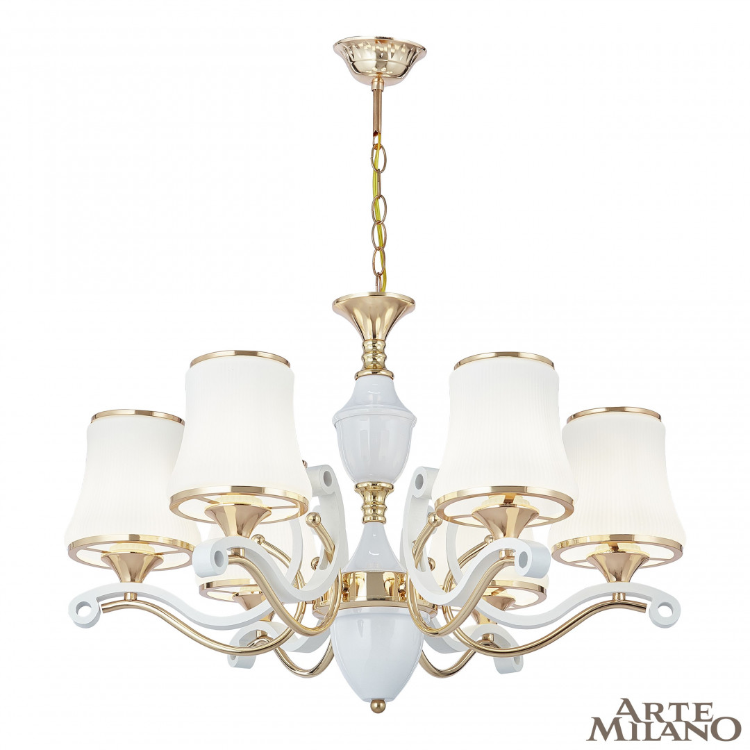 Подвесная люстра Arte Milano Florentia-3987 303987/6 Wh/Gd в Санкт-Петербурге