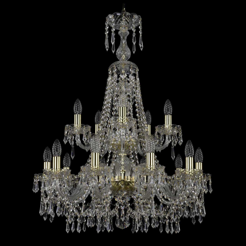 Подвесная люстра Bohemia Ivele 1403/10+5/240/XL-92/2d/G в Санкт-Петербурге