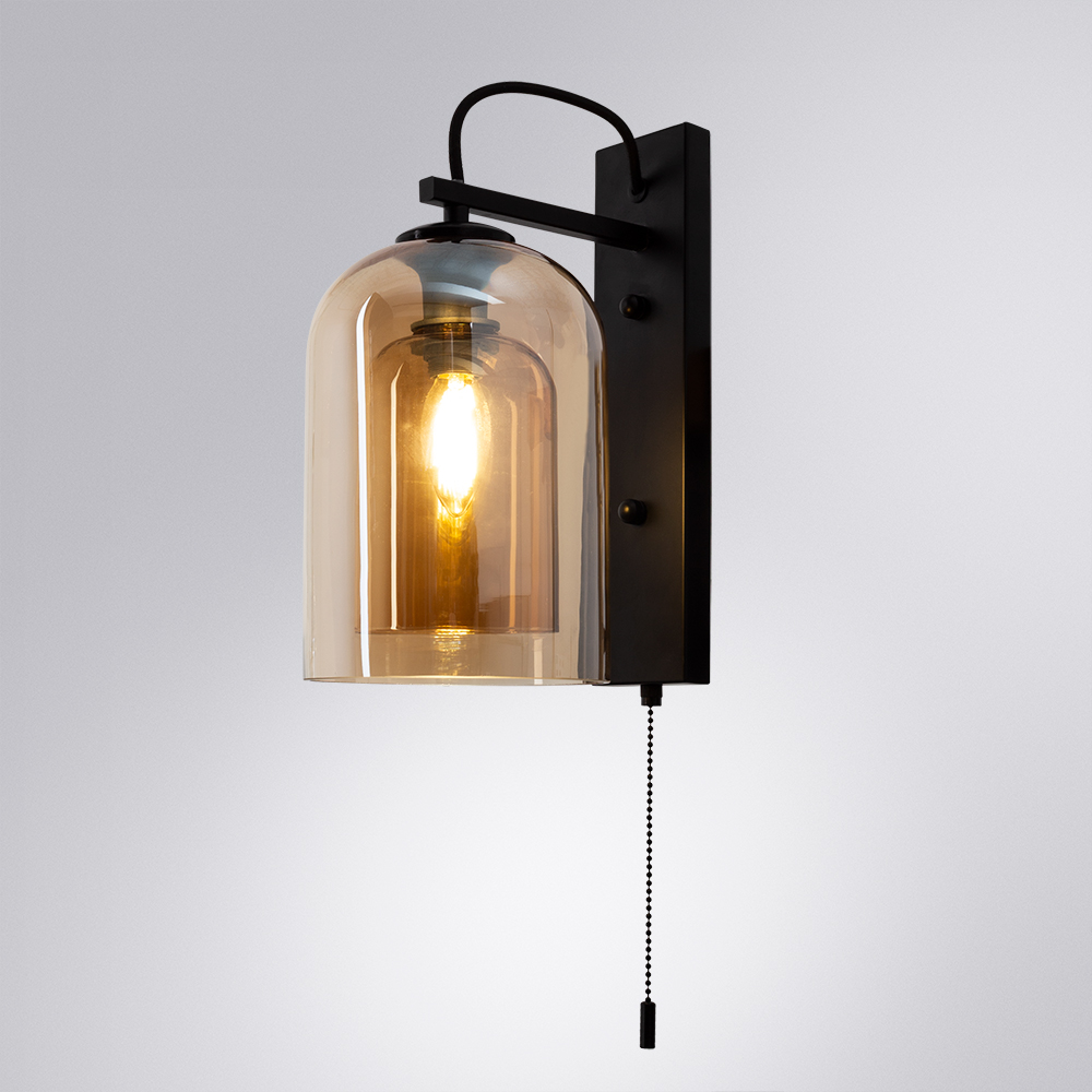 Бра Arte Lamp Paio A7015AP-1BK в Санкт-Петербурге
