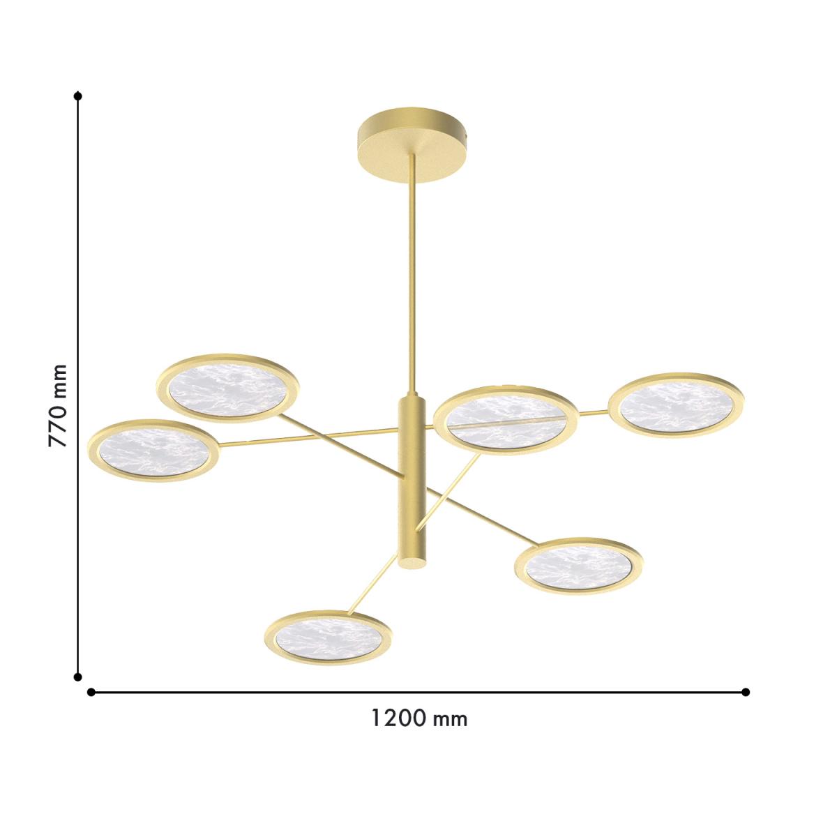 Люстра на штанге Favourite Imma 4374-6P в Санкт-Петербурге