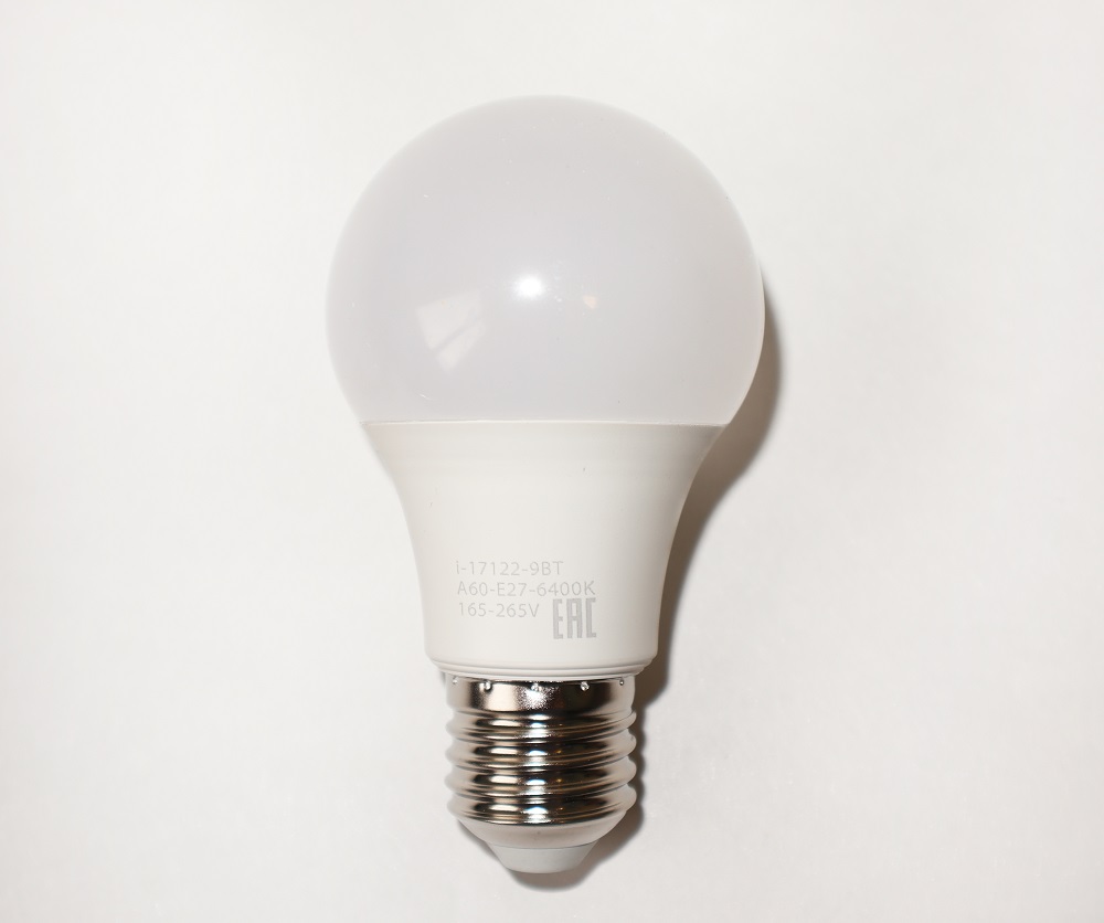 Лампа светодиодная i-Watt E27 9W 6400К груша матовая i-17122 в Санкт-Петербурге