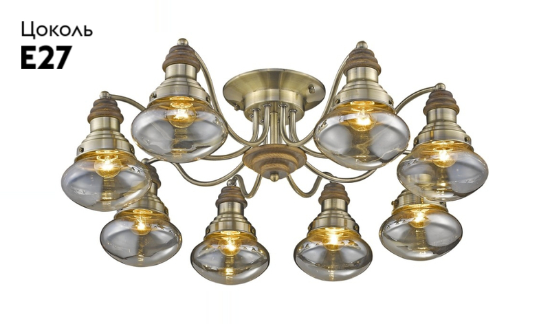 Потолочная люстра Velante 306-507-08 в #REGION_NAME_DECLINE_PP#