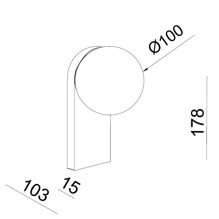 Настенный светильник Italline DE-317 bronze в Санкт-Петербурге