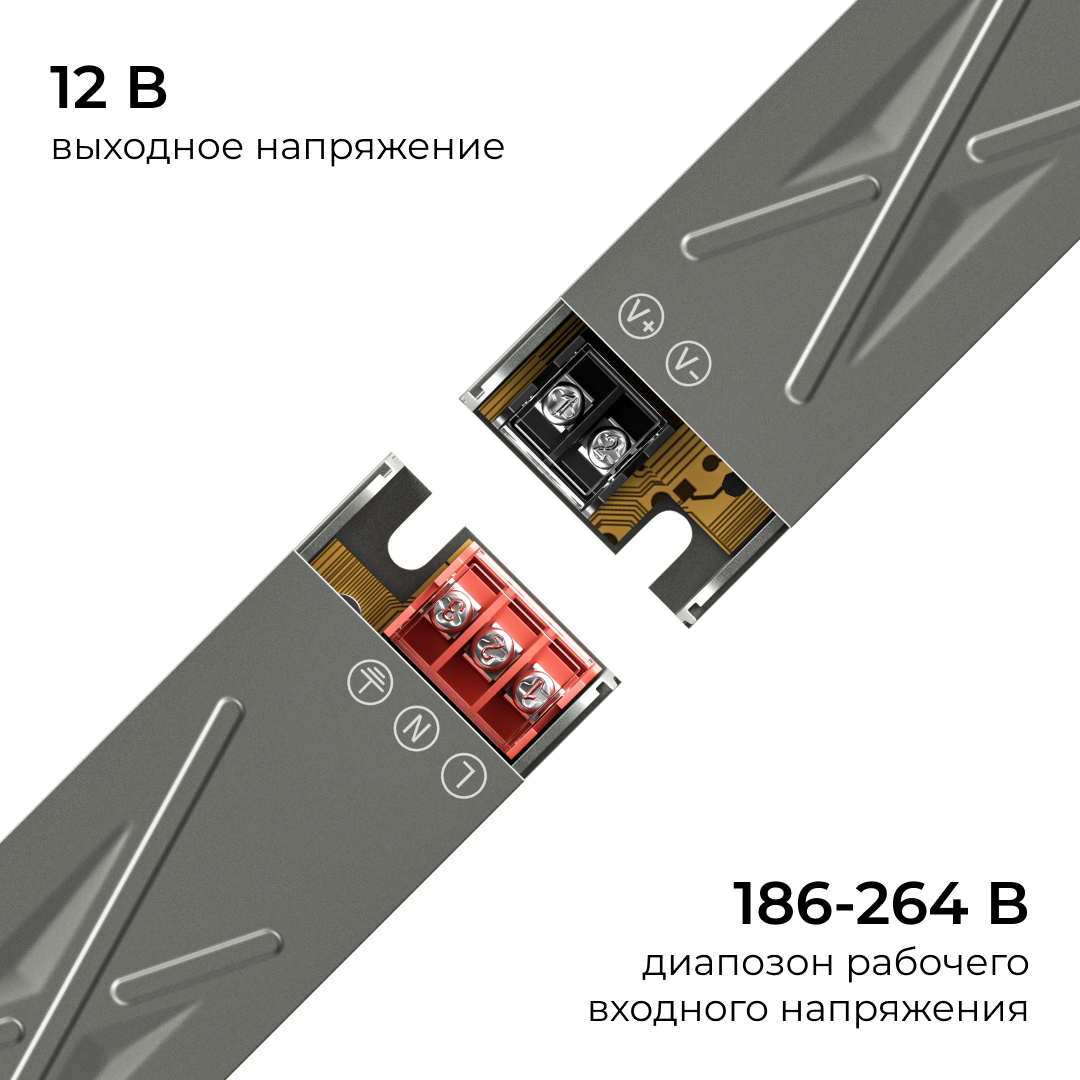 Блок питания Apeyron 12В 40Вт 186-264В 333А IP20 03-252 в Санкт-Петербурге