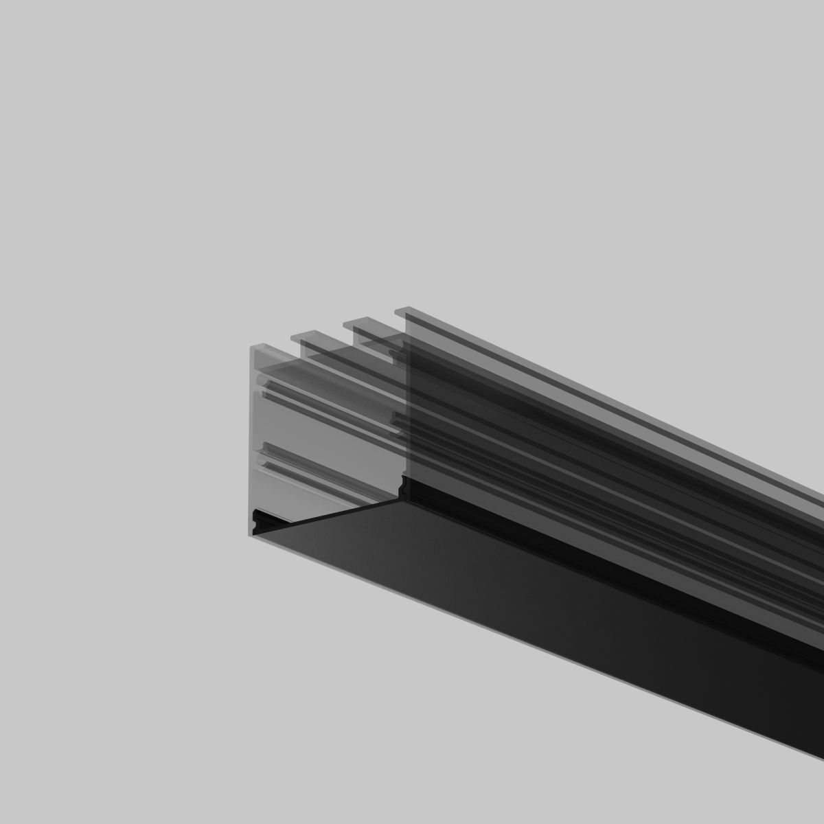 Рассеиватель для профиля 35×35 Maytoni Led Strip ALM-35-B-DF-2M 642040 в Санкт-Петербурге