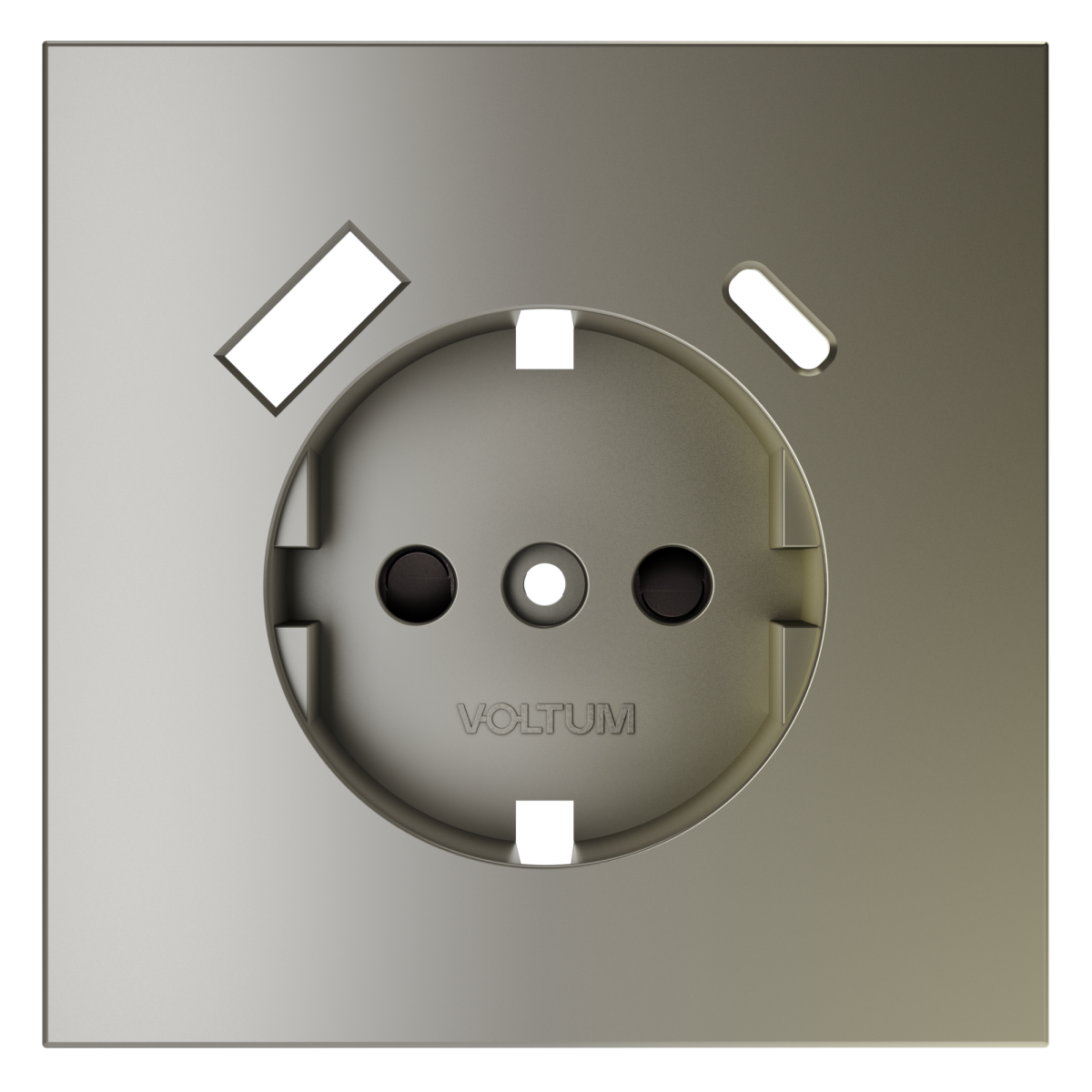 Накладка для розетки с заземлением и защитными шторками, с USB A+C Voltum S70 (шелк) VLS001004 в Санкт-Петербурге
