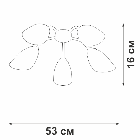 Потолочная люстра Vitaluce V31950/5PL в Санкт-Петербурге