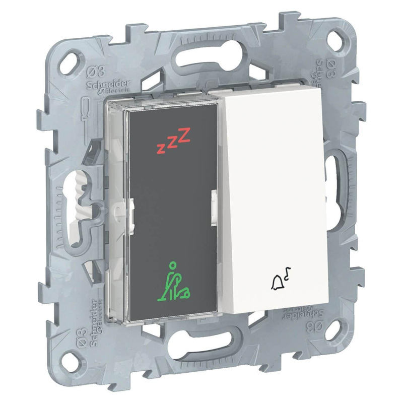 Дисплей гостиничного номера и кнопочный звонок Schneider Electric Unica New NU577718 в Санкт-Петербурге