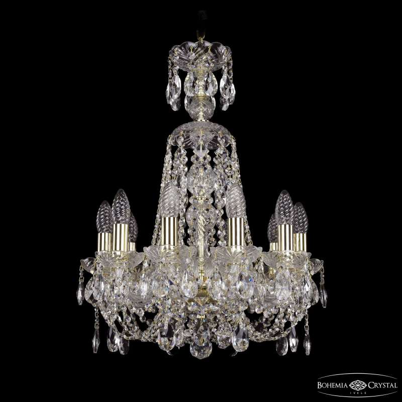 Подвесная люстра Bohemia Ivele Crystal 1406/10/141/XL-58 G в Санкт-Петербурге