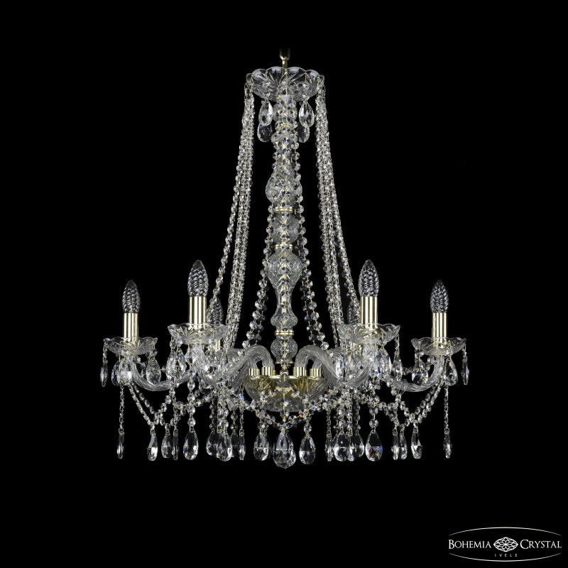 Подвесная люстра Bohemia Ivele Crystal 1413/6/220/h-73 G в #REGION_NAME_DECLINE_PP#