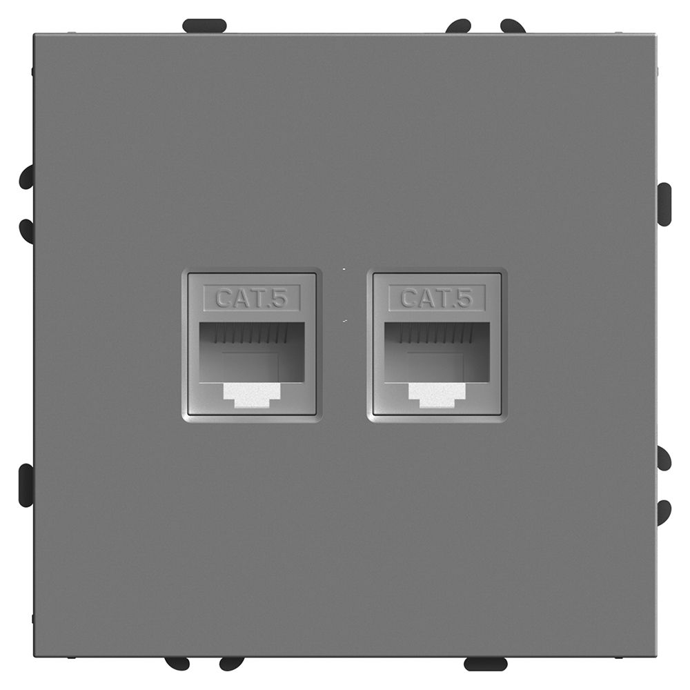 Розетка компьютерная 2-местная RJ-45 Stekker Эмили RST00-5111-10 49952 в Санкт-Петербурге