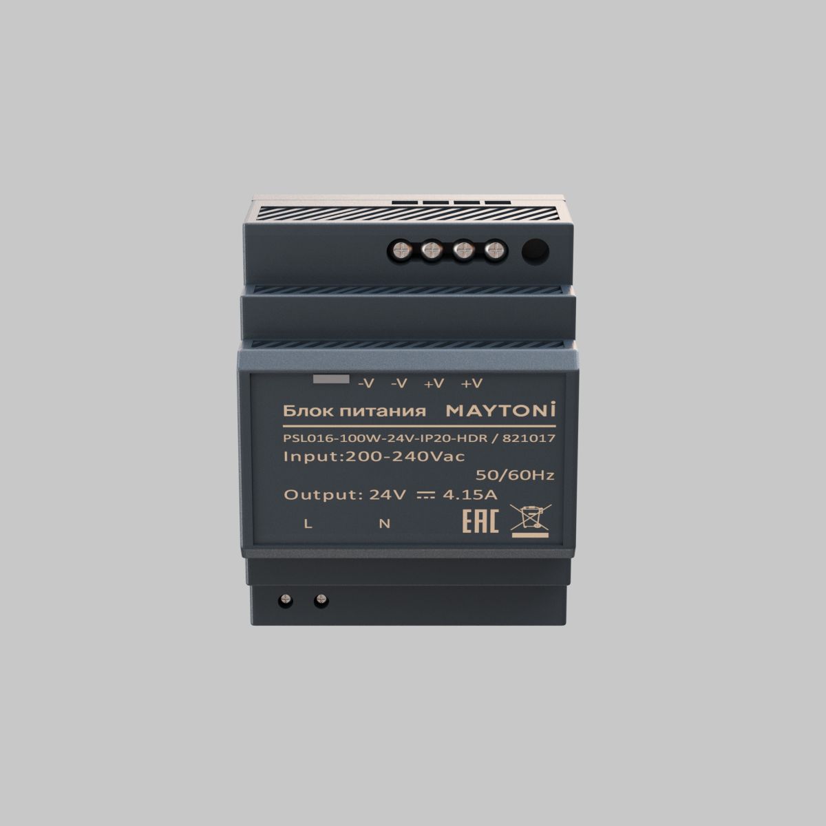Блок питания Maytoni PSL016 100Вт DC24В IP20 821017 в Санкт-Петербурге