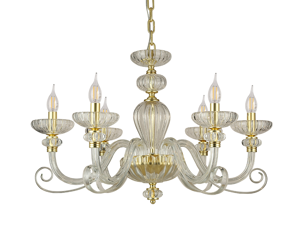Подвесная люстра Newport 8626/C mat.soft gold clear М0071526 в #REGION_NAME_DECLINE_PP#