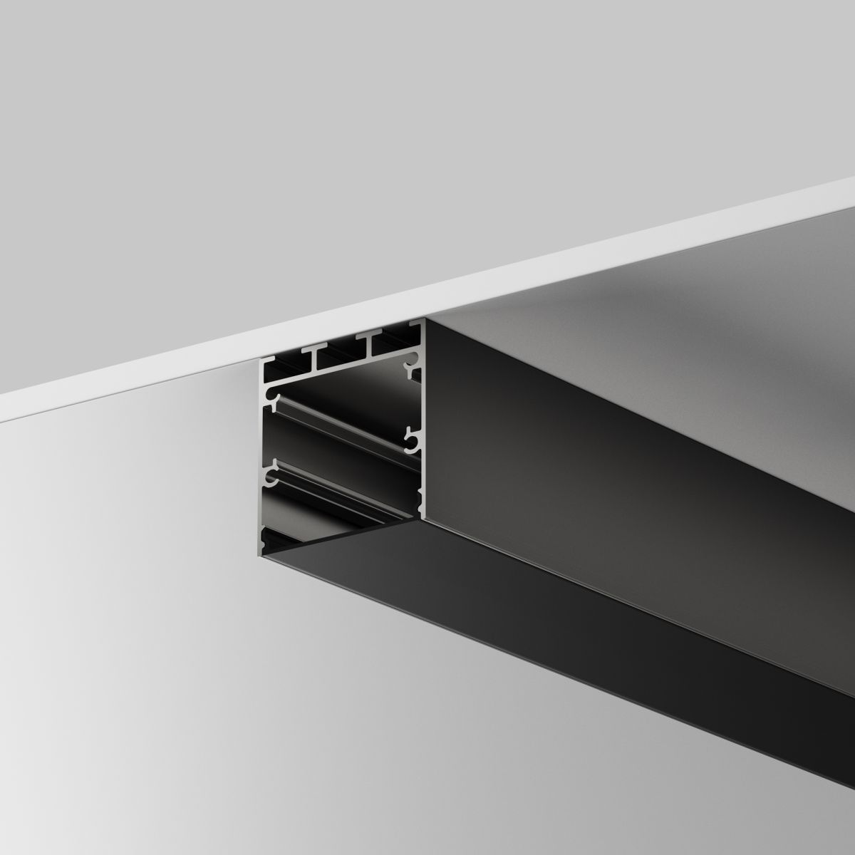 Рассеиватель для профиля 35×35 Maytoni Led Strip ALM-35-B-DF-3M 642041 в Санкт-Петербурге