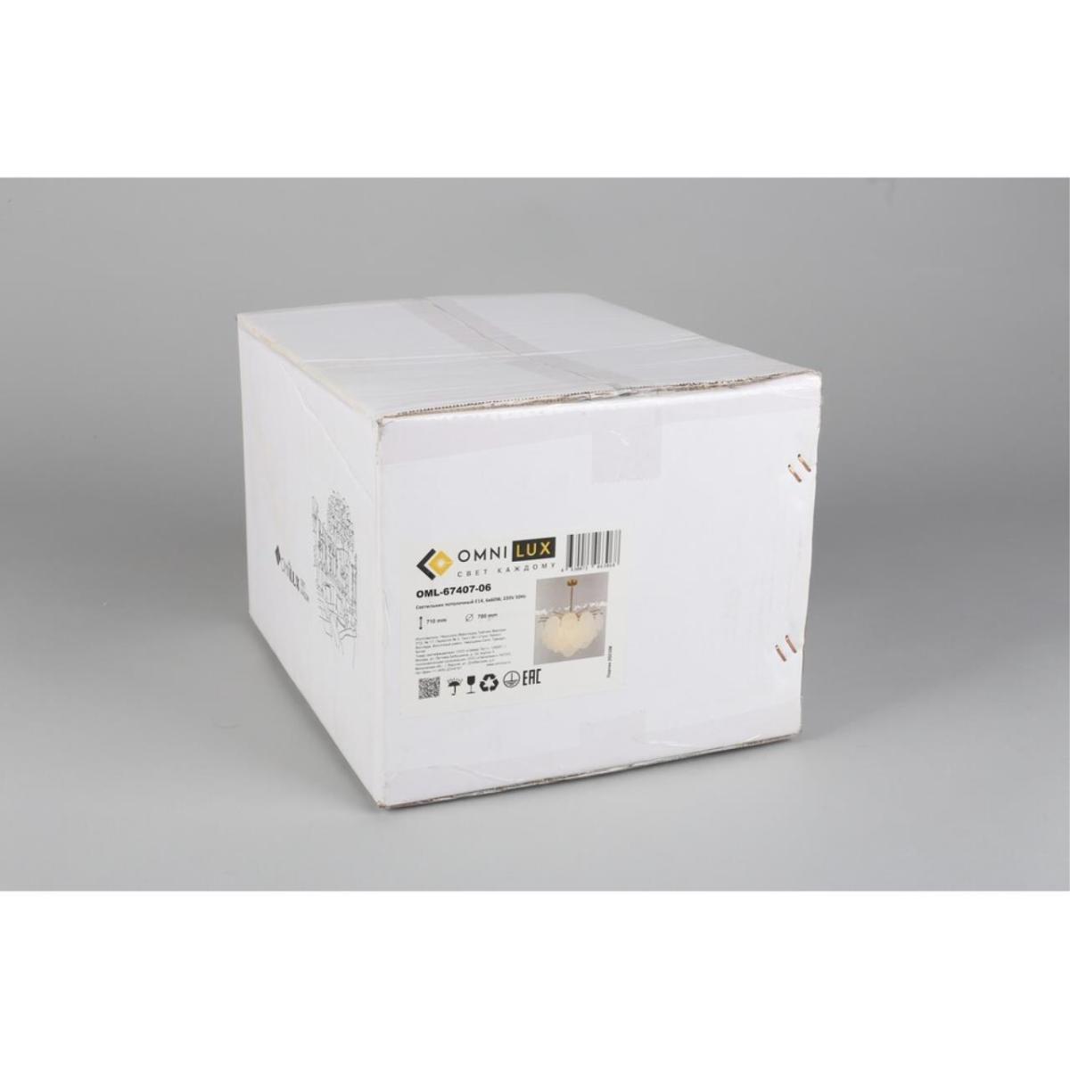 Потолочная люстра Omnilux Lerici OML-67407-06 в Санкт-Петербурге