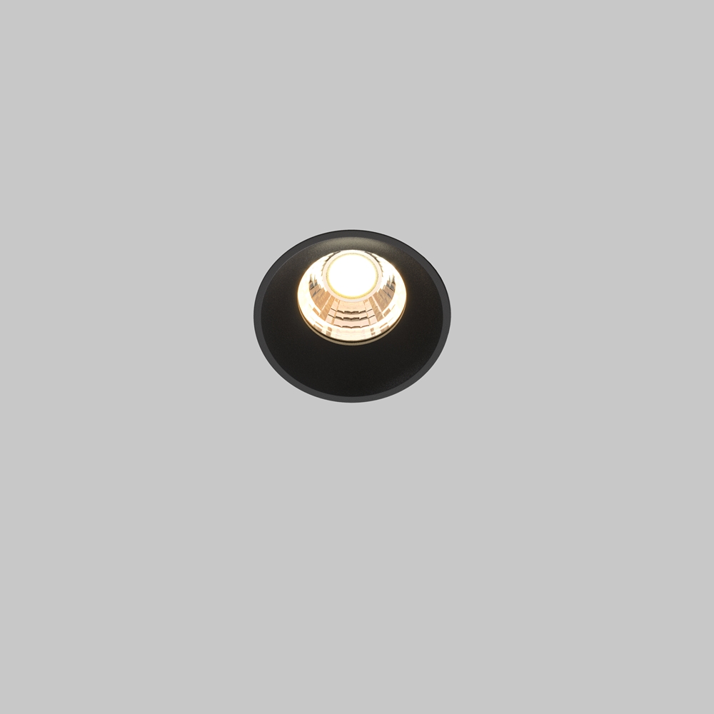 Встраиваемый светильник Maytoni Technical Downlight Round DL058-7W3K-TRS-B в #REGION_NAME_DECLINE_PP#