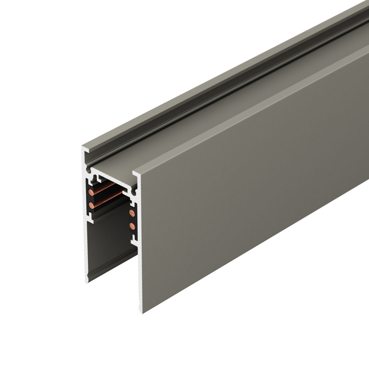 Шинопровод магнитный накладной Arlight MAG-ORIENT-COLOR-TRACK-2652-2000 (RAL7039) (IP20 Металл) 065746 в Санкт-Петербурге