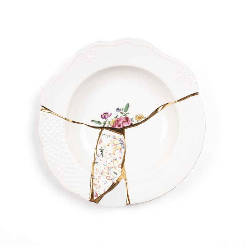 Тарелка глубокая Seletti Kintsugi 9623 в Санкт-Петербурге