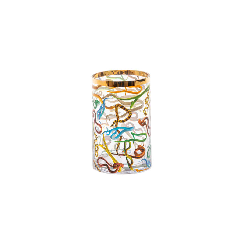 Ваза Snakes Small Seletti Toiletpaper Glass Vase 14161 в #REGION_NAME_DECLINE_PP#