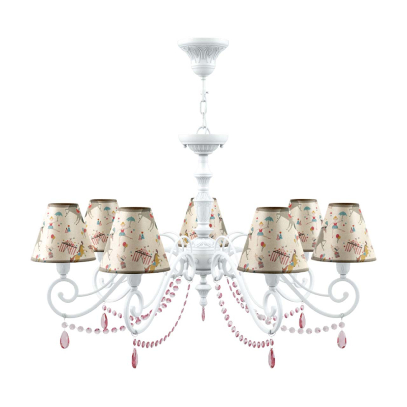 Подвесная люстра Lamp4you Classic E3-07-WM-LMP-O-14-CRL-E3-07-PK-UP в Санкт-Петербурге