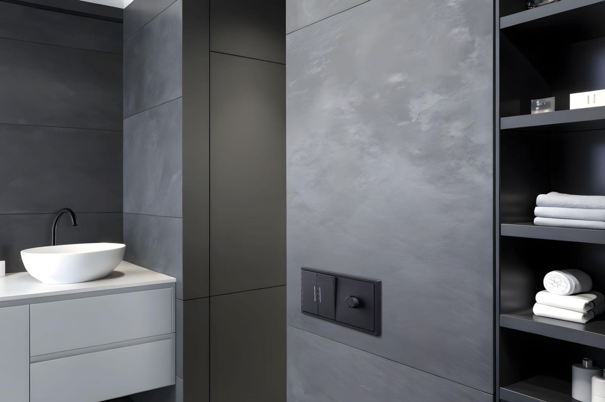 Светорегулятор для светодиодных ламп 200W, черный матовый Kollinger Eclipse EC-023BK в #REGION_NAME_DECLINE_PP#